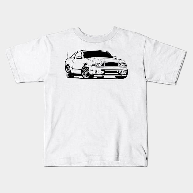 Camco Car Kids T-Shirt by CamcoGraphics